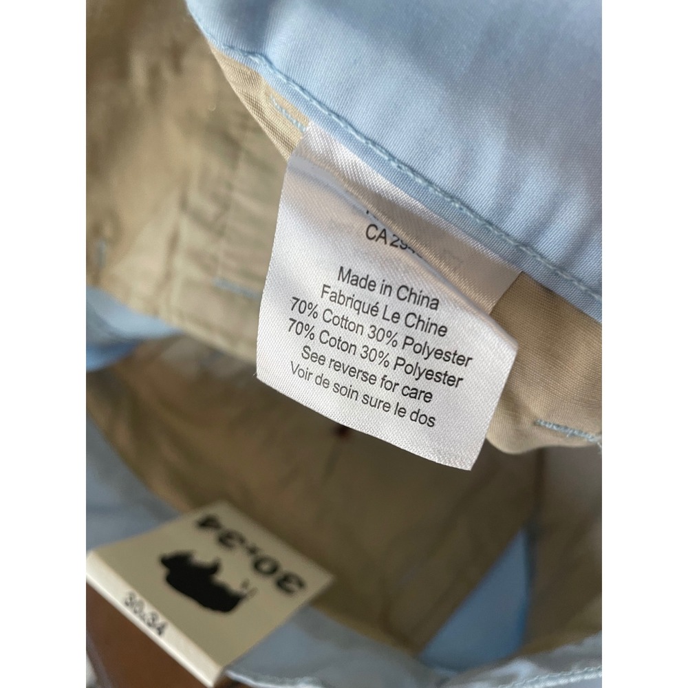 Mountain Khakis Broadway Fit Mens Pants 30x34 Light Blue Chino Office Casual - Picture 8 of 8